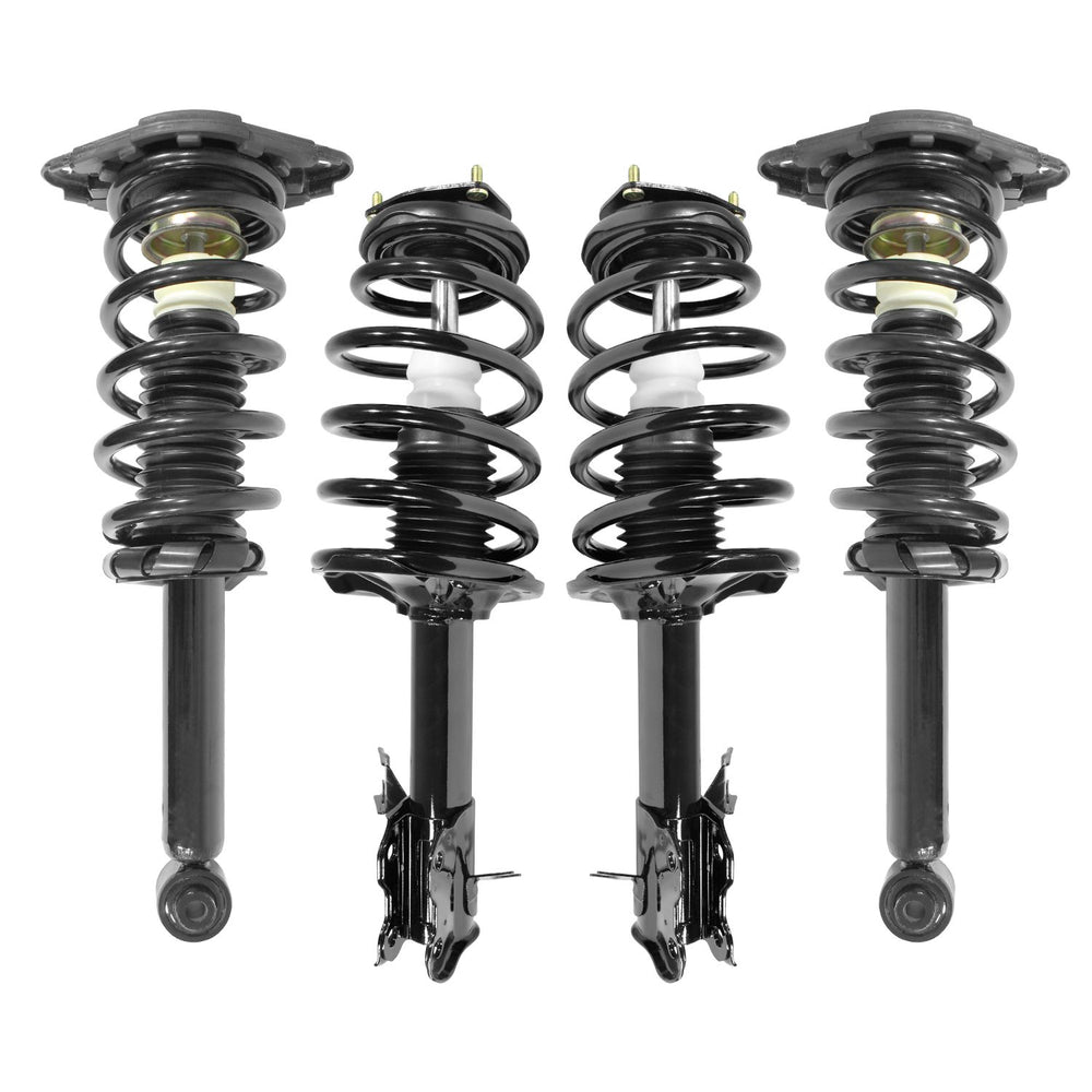 Unity Automotive 4 Front Rear Strut Assemblies 4-11571-15350-001