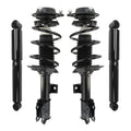 Unity Automotive 2 Front Complete Strut Assemblies 2 Rear Shock Absorbers 4-11137-259180-001