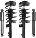 Unity Automotive 2 Front Complete Strut Assemblies 2 Rear Shock Absorbers 4-13010-252700-001