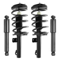 Unity Automotive 2 Front Complete Strut Assemblies 2 Rear Shock Absorbers 4-13010-252700-001