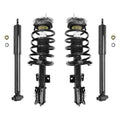 Unity Automotive 2 Front Complete Strut Assemblies 2 Rear Shock Absorbers 4-11861-259340-001