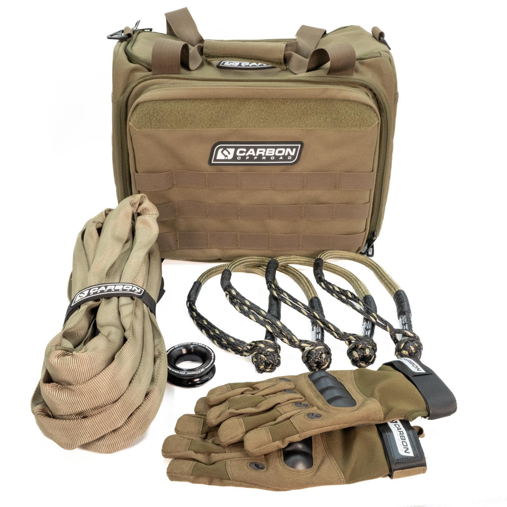 TAC SMALL VEHICLE ALL PURPOSE RECOVERY ROPE AND SOFT SHACKLE COMBO