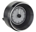 196367 CORVETTE ANALOG CLOCK SILVER ALLOY STYLE FACE BLUE DISPLAY