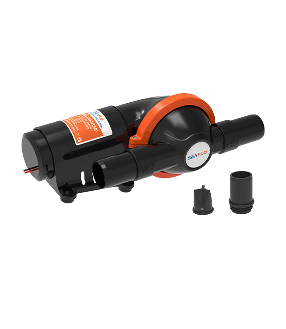12V DIAPHRAGM 5.0 GPM WASTE PUMP 360DEGREE ROTATING HEAD