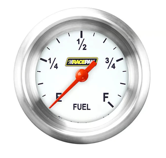 Classic Instruments 2 1/8 RACEPAK WHITE FUEL - PROGRAMMABLE RP109WAPF