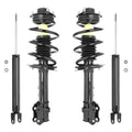 Unity Automotive 2 Front Complete Strut Assemblies 2 Rear Shock Absorbers 4-11745-259920-001