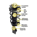 Unity Automotive 2 Front Complete Strut Assemblies 2 Rear Shock Absorbers 4-11745-259920-001