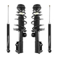 Unity Automotive 2 Front Complete Strut Assemblies 2 Rear Shock Absorbers 4-11885-251180-001