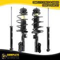 Unity Automotive 2 Front Complete Strut Assemblies 2 Rear Shock Absorbers 4-13063-259740-001