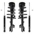Unity Automotive 2 Front Complete Strut Assemblies 2 Rear Shock Absorbers 4-11981-254040-001