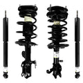 Unity Automotive 2 Front Complete Strut Assemblies 2 Rear Shock Absorbers 4-11421-259360-001