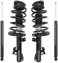 Unity Automotive 2 Front Complete Strut Assemblies 2 Rear Shock Absorbers 4-13083-259020-001