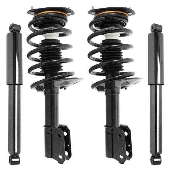 Unity Automotive 2 Front Complete Strut Assemblies 2 Rear Shock Absorbers 4-11320-251130-001
