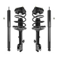Unity Automotive 2 Front Complete Strut Assemblies 2 Rear Shock Absorbers 4-11891-259820-001