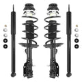 Unity Automotive 2 Front Complete Strut Assemblies 2 Rear Shock Absorbers 4-11311-253300-001
