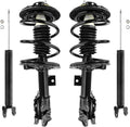 Unity Automotive 2 Front Complete Strut Assemblies 2 Rear Shock Absorbers 4-11333-255900-001