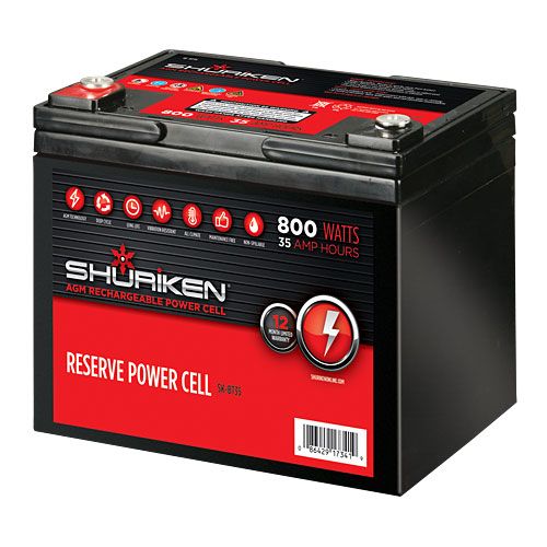 800W 35AMP HOURS COMPACT SIZE AGM 12V BATTERY