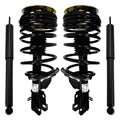 Unity Automotive 2 Front Complete Strut Assemblies 2 Rear Shock Absorbers 4-11250-251150-001