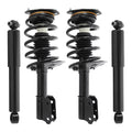 Unity Automotive 2 Front Complete Strut Assemblies 2 Rear Shock Absorbers 4-11320-251600-001