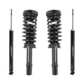 Unity Automotive 2 Front Complete Strut Assemblies 2 Rear Shock Absorbers 4-11261-253230-001