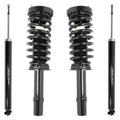 Unity Automotive 2 Front Complete Strut Assemblies 2 Rear Shock Absorbers 4-11261-253230-001