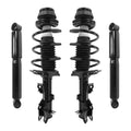 Unity Automotive 2 Front Complete Strut Assemblies 2 Rear Shock Absorbers 4-11185-259970-001