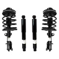 Unity Automotive 2 Front Complete Strut Assemblies 2 Rear Shock Absorbers 4-11071-253030-001