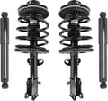 Unity Automotive 2 Front Complete Strut Assemblies 2 Rear Shock Absorbers 4-11071-253030-001