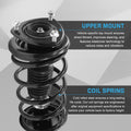 Unity Automotive 2 Front Complete Strut Assemblies 2 Rear Shock Absorbers 4-11233-251140-001