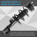Unity Automotive 2 Front Complete Strut Assemblies 2 Rear Shock Absorbers 4-11493-259310-001