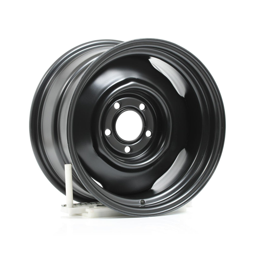 WHEEL VINTIQUES 15X8 MOPAR BLACK 5X4.5 4.5BS