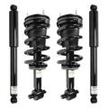 Unity Automotive 2 Front Complete Strut Assemblies 2 Rear Shock Absorbers 4-11580-251500-001
