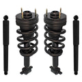 Unity Automotive 2 Front Complete Strut Assemblies 2 Rear Shock Absorbers 4-11580-251500-001