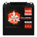 700W 28AMP HOURS COMPACT SIZE AGM 12V BATTERY