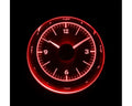 UNIVERSAL VLC ANALOG CLOCK 2 1/16IN BLACK ALLOY STYLE FACE RED DISPLAY
