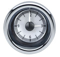 UNIVERSAL VLC ANALOG CLOCK 2 1/16IN BLACK ALLOY STYLE FACE RED DISPLAY