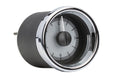 UNIVERSAL VLC ANALOG CLOCK 3IN SILVER ALLOY STYLE FACE WHITE DISPLAY
