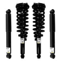 Unity Automotive 2 Front Complete Strut Assemblies 2 Rear Shock Absorbers 4-11653-259850-001