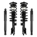 Unity Automotive 2 Front Complete Strut Assemblies 2 Rear Shock Absorbers 4-11011-251140-001