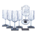 MAGNETIC PLASTIC GLASSES WINE 0,3 L