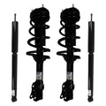 Unity Automotive 2 Front Complete Strut Assemblies 2 Rear Shock Absorbers 4-11920-259350-001