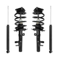 Unity Automotive 2 Front Complete Strut Assemblies 2 Rear Shock Absorbers 4-13311-252420-001