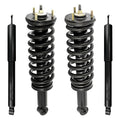 Unity Automotive 2 Front Complete Strut Assemblies 2 Rear Shock Absorbers 4-11931-254700-001