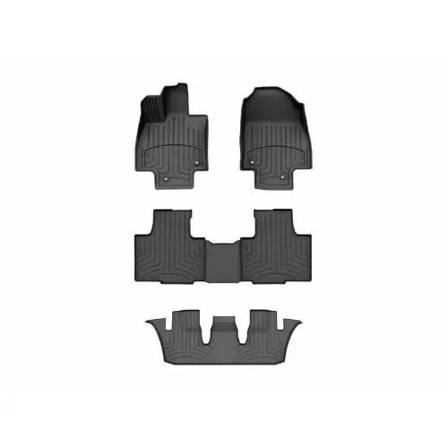 WeatherTech Black Front and Rear Floorliners Fits -24-26 Lexus Toyota - 441827-1-2