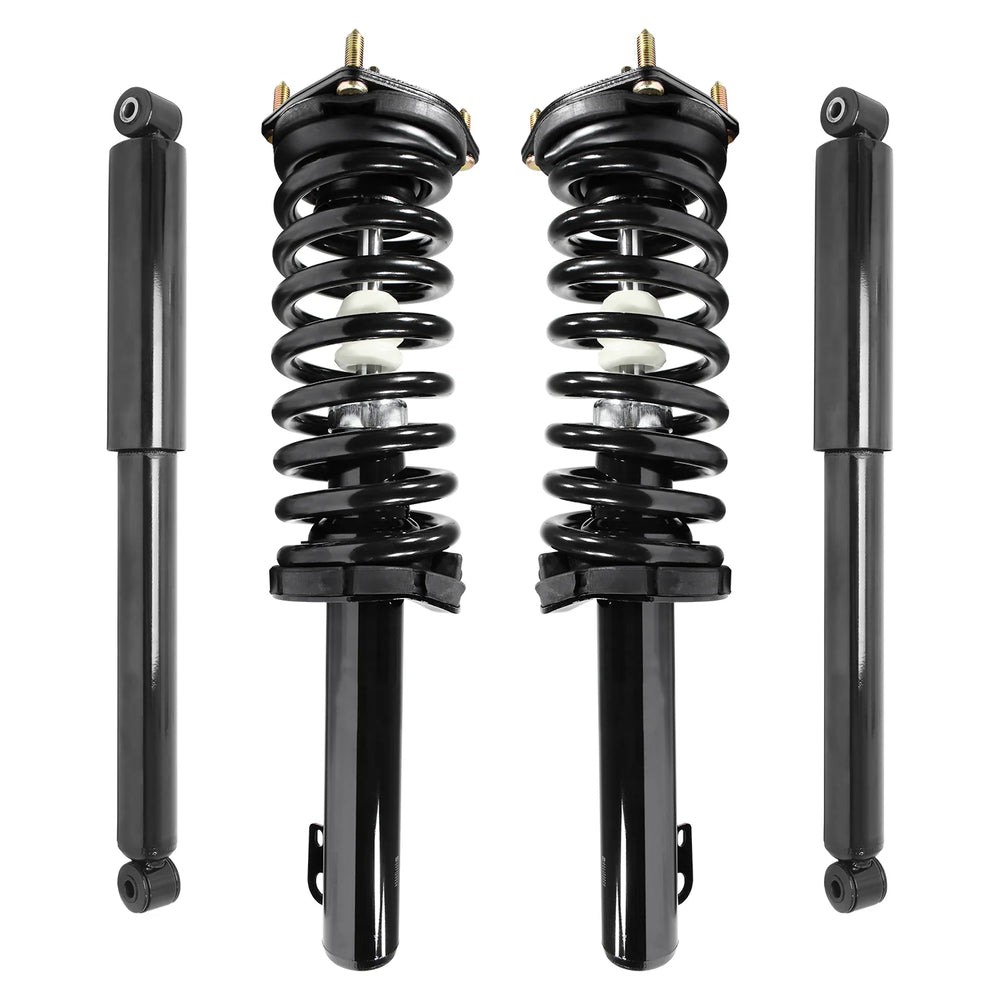 Unity Automotive 2 Front Complete Strut Assemblies 2 Rear Shock Absorbers 4-11211-259120-001