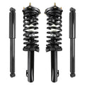 Unity Automotive 2 Front Complete Strut Assemblies 2 Rear Shock Absorbers 4-11211-259120-001