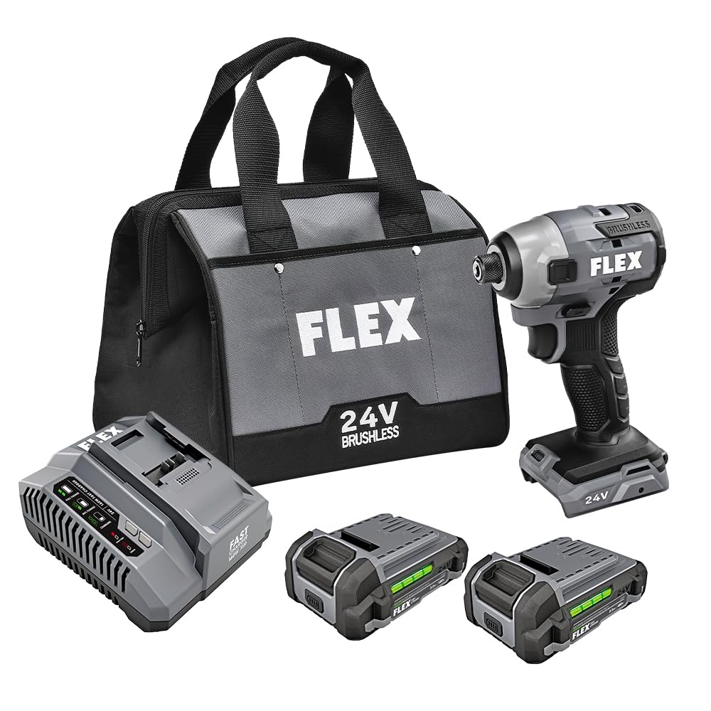 1/4IN HEX IMPACT DRIVER KIT 2X2.5AH BATTERY 160W CHARGER
