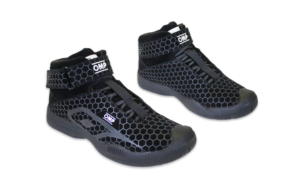 OMP PIT CREW SHOES SFI BLACK SIZE 13