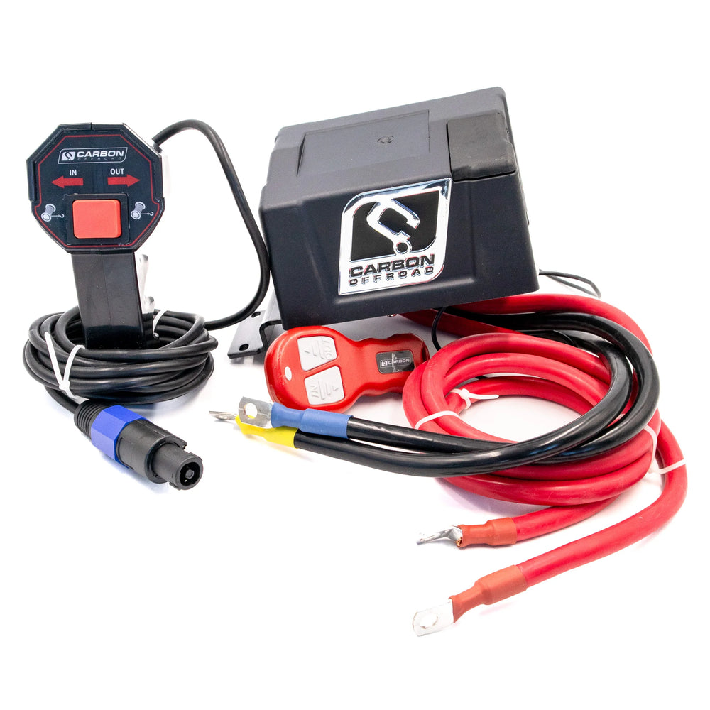 CARBON WINCH 24 VOLT CONTROL BOX COMPLETE WITH WIRELESS CONTROLLER