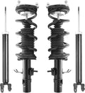 Unity Automotive 2 Front Complete Strut Assemblies 2 Rear Shock Absorbers 4-11407-255090-001